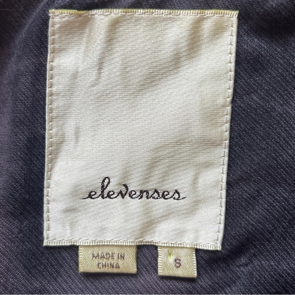 Anthropologie Elevenses Roxanne Vest Flannel Red Black Buffalo Plaid Check Sz S - Picture 4 of 16